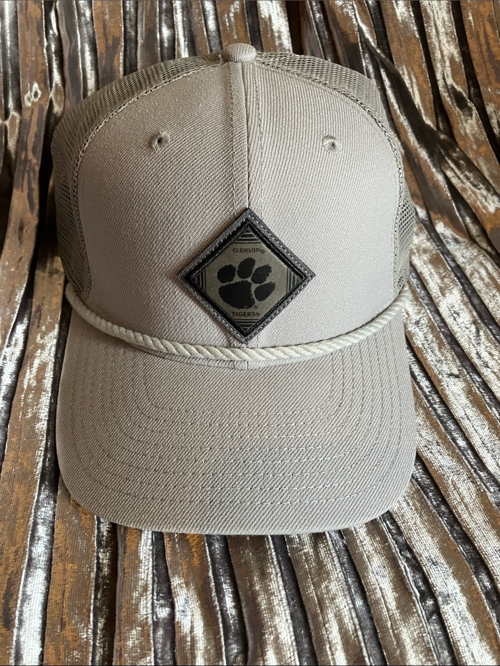 New Era Grey Clemson Tigers Trucker Hat